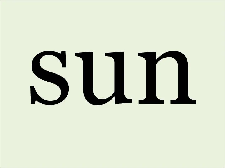 sun