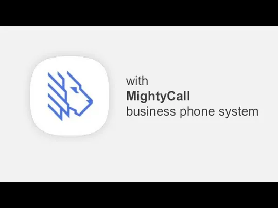 with MightyCall business phone system