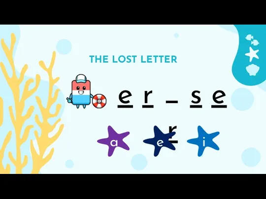 THE LOST LETTER e r _ s e r a e i