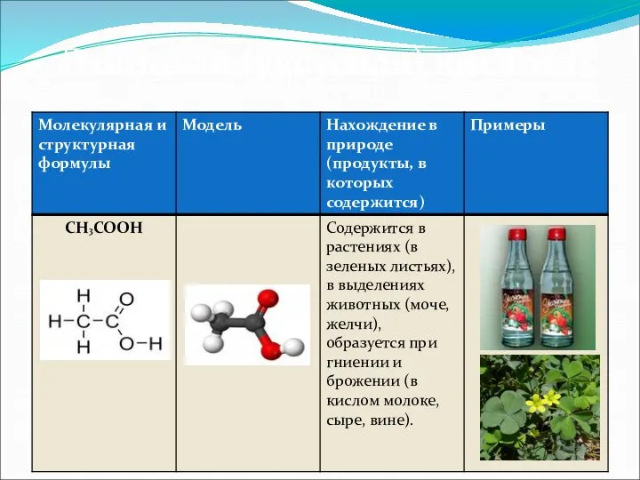 Этановая (уксусная) кислота