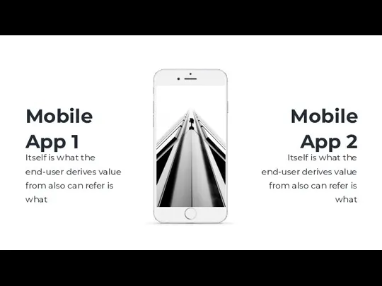 Mobile App 2 Itself is what the end-user derives value from also
