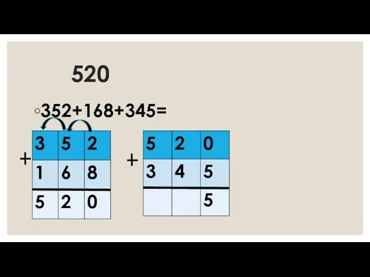 520 352+168+345=