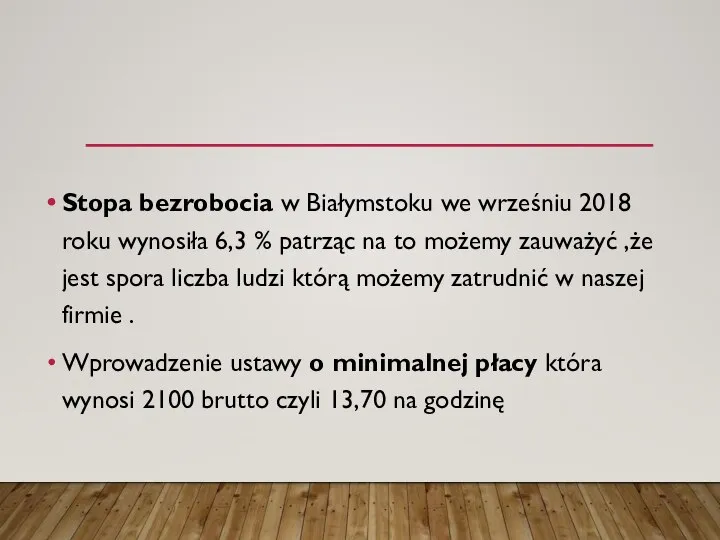 Stopa bezrobocia w Białymstoku we wrześniu 2018 roku wynosiła 6,3 % patrząc