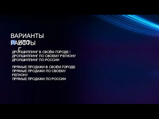 ВАРИАНТЫ РАБОТЫ ИТОГ ДРОПШИППИНГ В СВОЁМ ГОРОДЕ ! ДРОПШИППИНГ ПО СВОЕМУ РЕГИОНУ