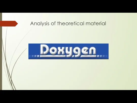 Analysis of theoretical material