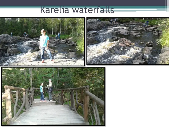 Karelia waterfalls