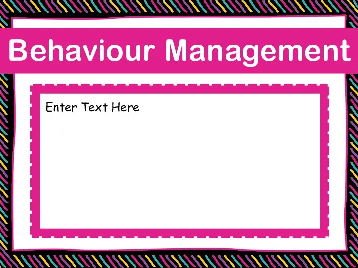 Behaviour Management