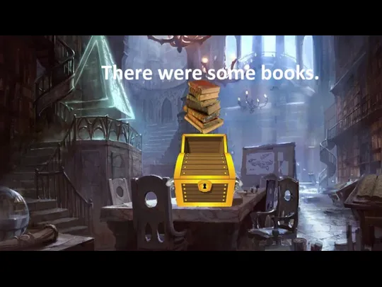 There were some books.