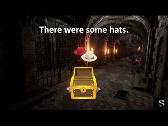 There were some hats.