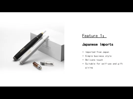 Japanese Imports Imported from Japan Simple business style Delicate touch Suitable for