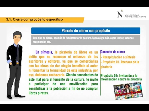 3.1. Cierre con propósito específico