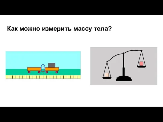 Как можно измерить массу тела?