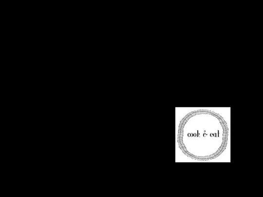 Логотип Cook and eat Белый цвет - часто используется в роли фона.