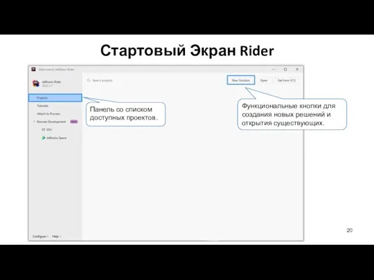 Стартовый Экран Rider