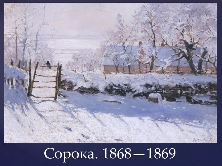 Сорока. 1868—1869