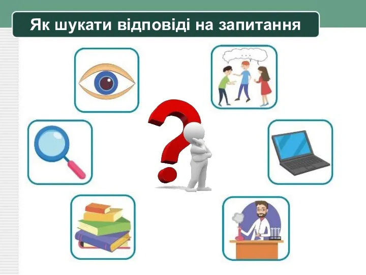 Як шукати відповіді на запитання