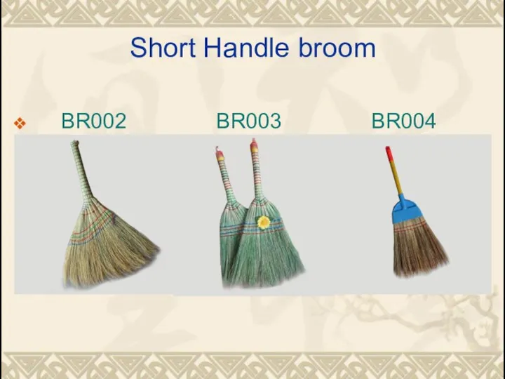 Short Handle broom BR002 BR003 BR004