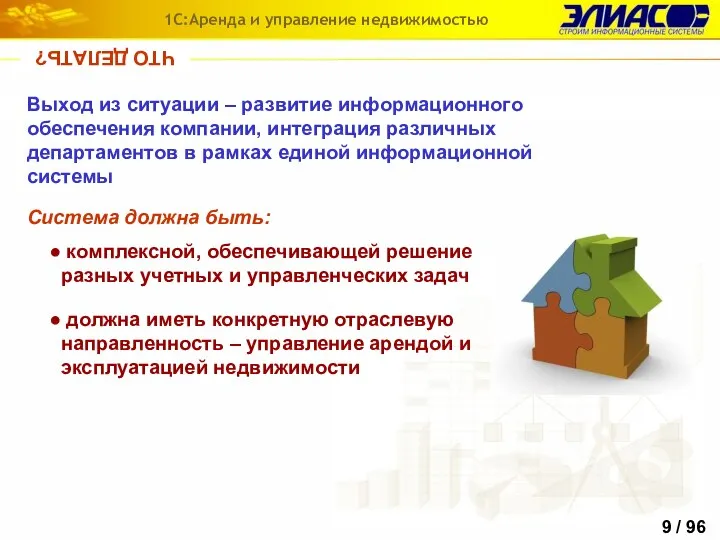 ЧТО ДЕЛАТЬ? Выход из ситуации – развитие информационного обеспечения компании, интеграция различных