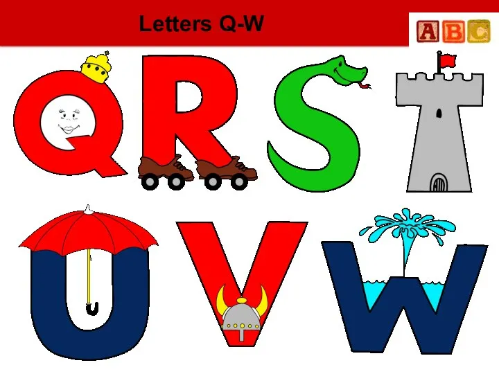 Letters Q-W