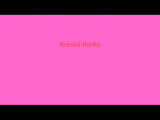 Krásná Horka