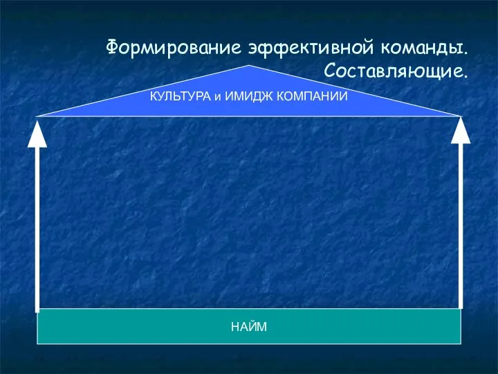 Формирование эффективной команды. Составляющие. НАЙМ КУЛЬТУРА и ИМИДЖ КОМПАНИИ