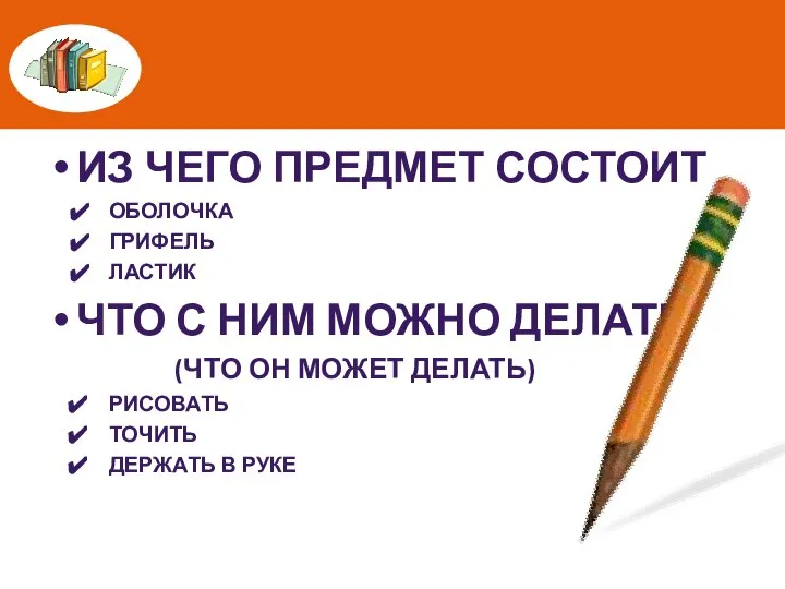 ИЗ ЧЕГО ПРЕДМЕТ СОСТОИТ ОБОЛОЧКА ГРИФЕЛЬ ЛАСТИК ЧТО С НИМ МОЖНО ДЕЛАТЬ