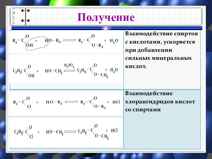 Получение