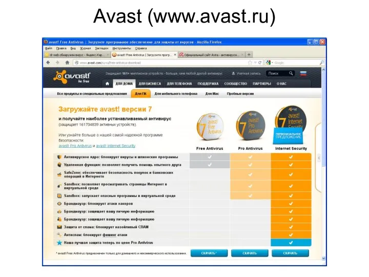 Avast (www.avast.ru)