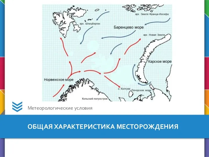 ОБЩАЯ ХАРАКТЕРИСТИКА МЕСТОРОЖДЕНИЯ Метеорологические условия