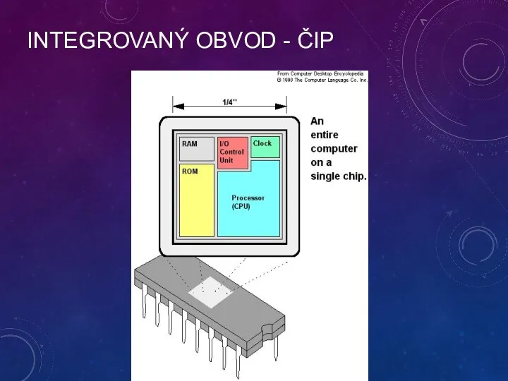 INTEGROVANÝ OBVOD - ČIP