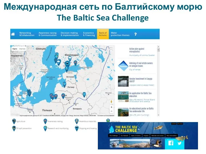 Международная сеть по Балтийскому морю The Baltic Sea Challenge