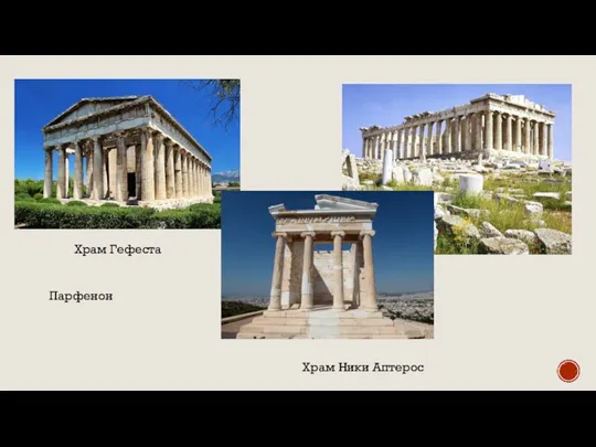 Храм Гефеста Парфенон Храм Ники Аптерос