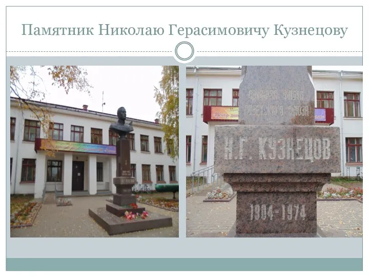 Памятник Николаю Герасимовичу Кузнецову