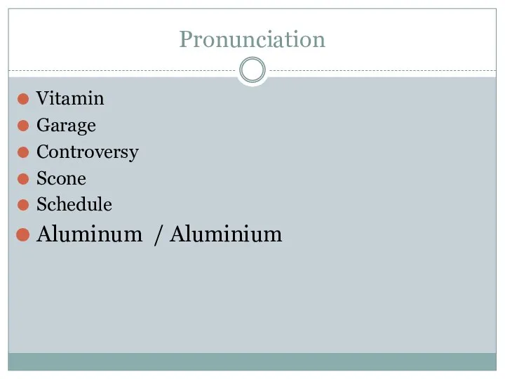 Pronunciation Vitamin Garage Controversy Scone Schedule Aluminum / Aluminium