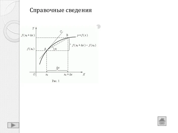 Справочные сведения