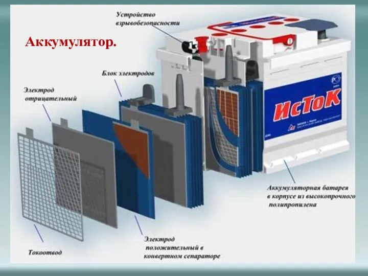 Аккумулятор.