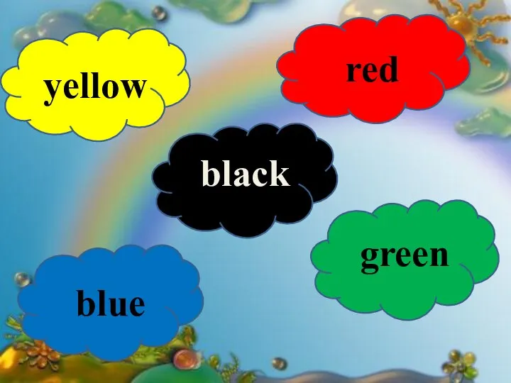yellow red black green blue