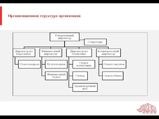 Организационная структура организации