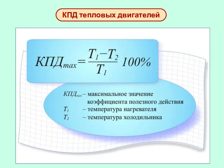 КПД тепловых двигателей