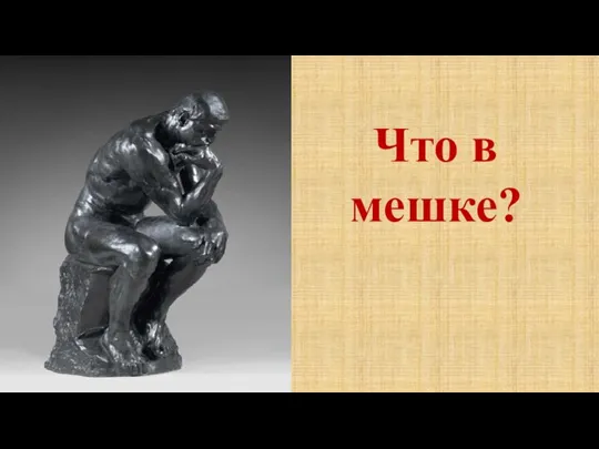 Что в мешке?