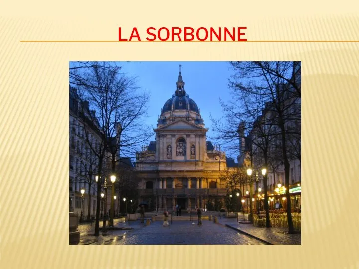 LA SORBONNE