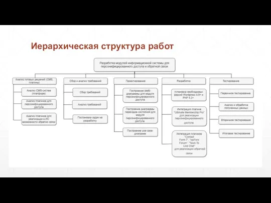 Иерархическая структура работ