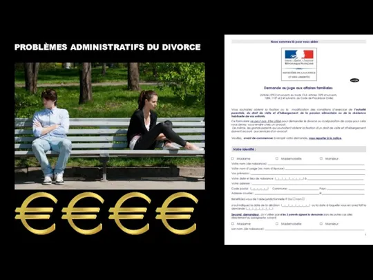 PROBLÈMES ADMINISTRATIFS DU DIVORCE