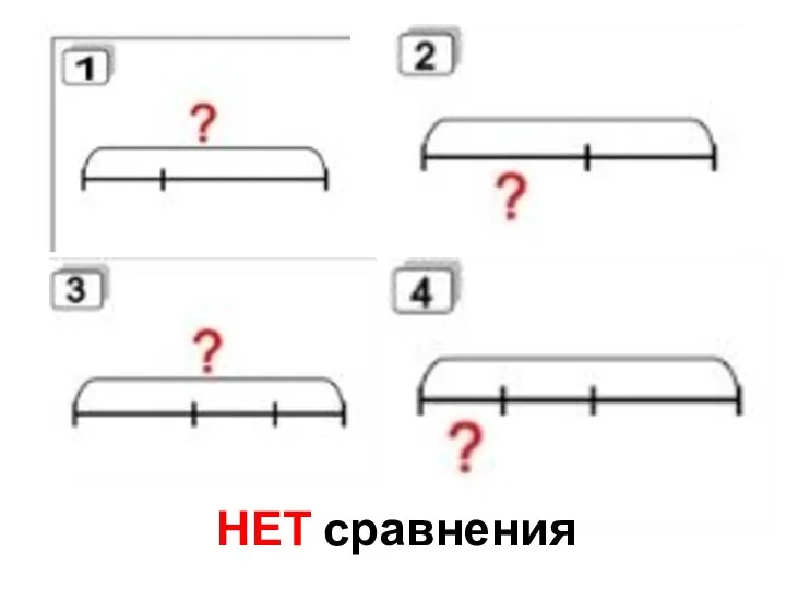 НЕТ сравнения