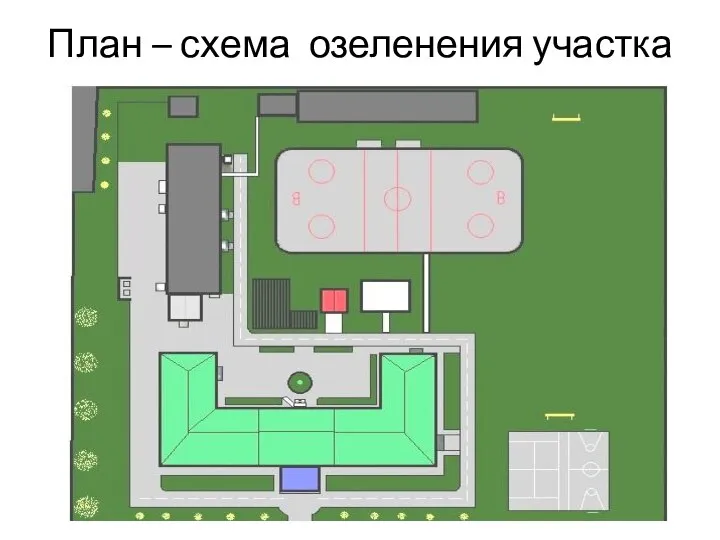 План – схема озеленения участка