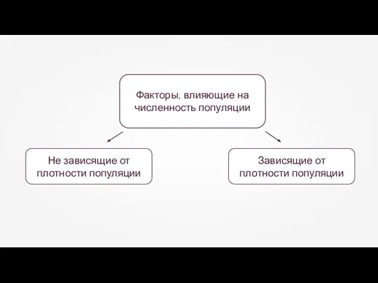 Факторы, влияющие на численность популяции