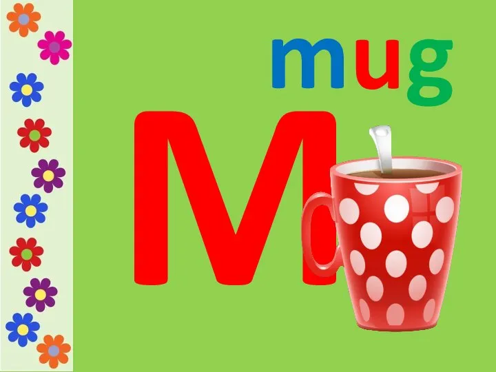 M mug