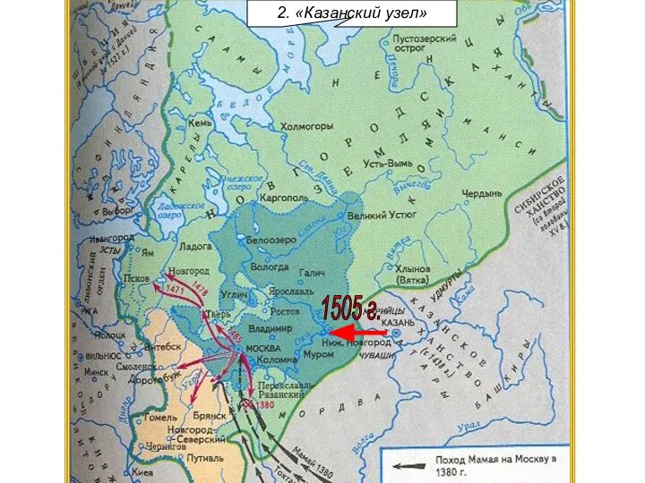 2. «Казанский узел» 1505 г. 2. «Казанский узел»