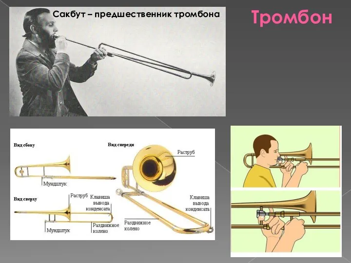 Тромбон Сакбут – предшественник тромбона
