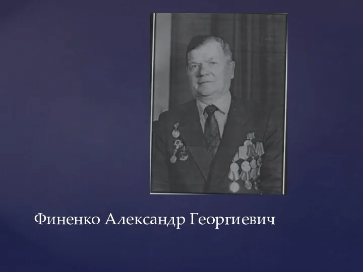 Финенко Александр Георгиевич